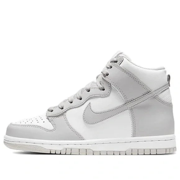 Nike | Shoes | Nike Dunk High Whitegray Size 5y 375 Eur | Poshmark
